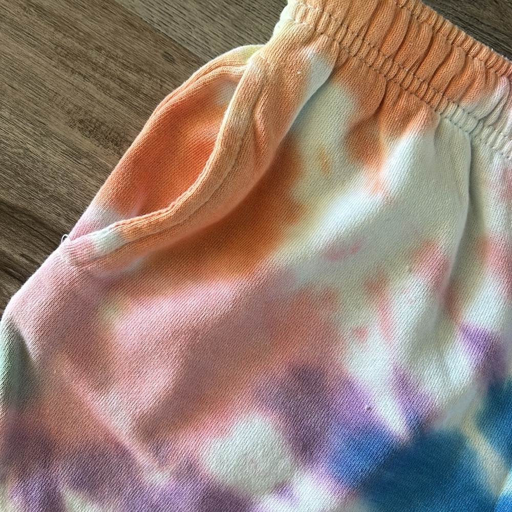 Disney Pastel Tie-Dye Mickey Shorts - Pink, Orange, Blue, Green, Purple - Picture 6 of 6